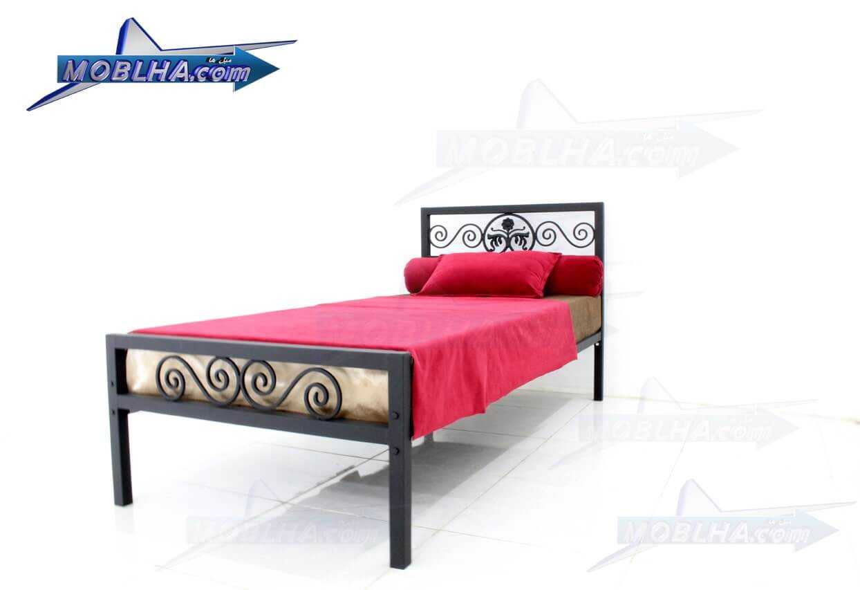 فروش تخت خواب فرفورژه مدل 144 یک نفره